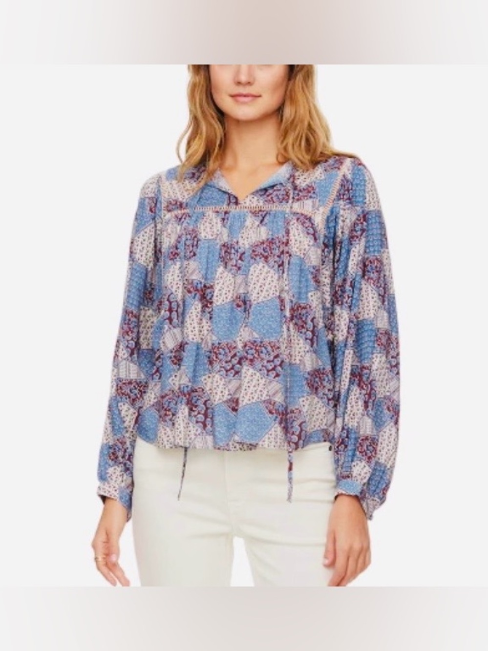 Flag & Anthem Boho Paisley Blouse size Small NWT